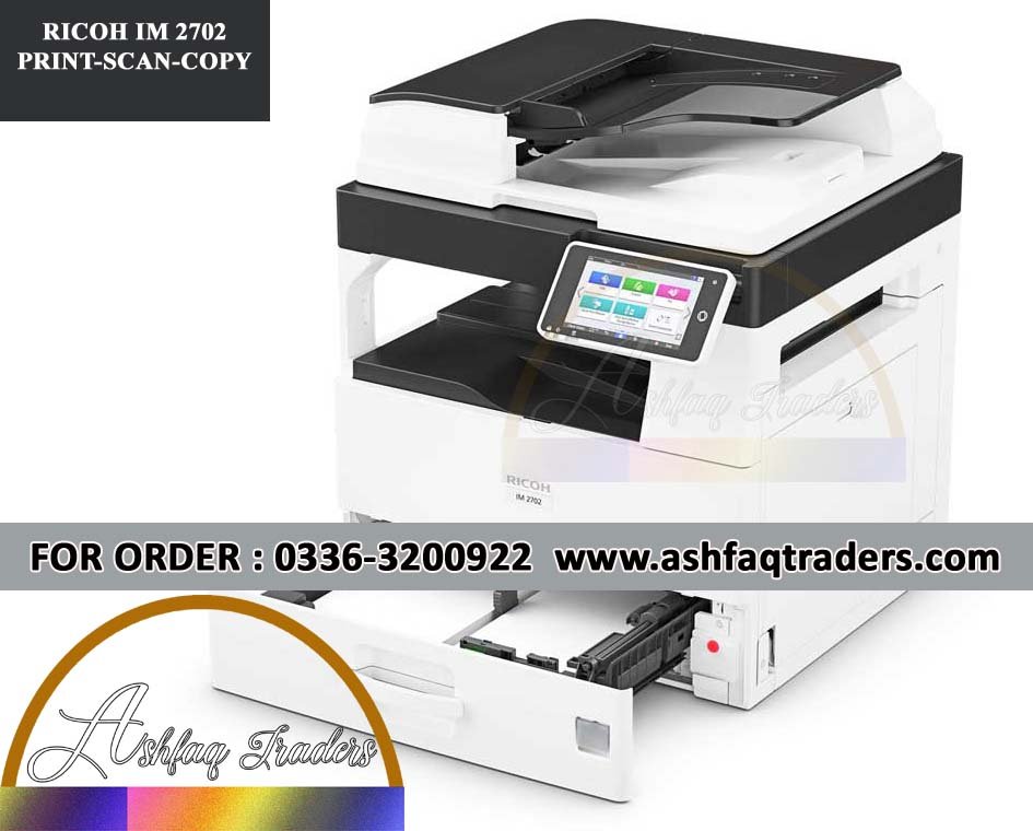 Ricoh IM 2702 Brand New Multifunction Printer – Efficient Black &amp; White Office Copier