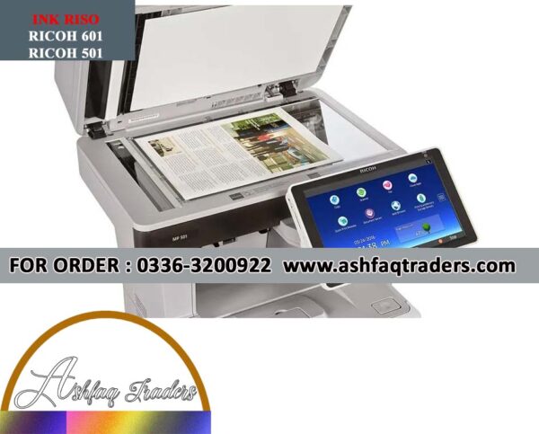 Ricoh MP 501SPF A4 multifunction photocopier reconditioned for small office use in Karachi