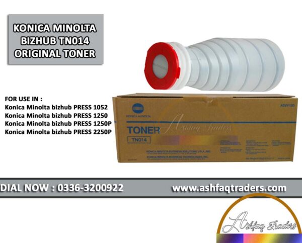 Genuine Konica Minolta TN014 (A3VV130) Black Toner Cartridge for bizhub PRESS