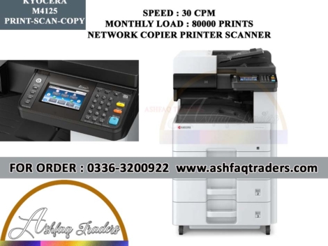 Kyocera ECOSYS M4125idn Photocopier Front View