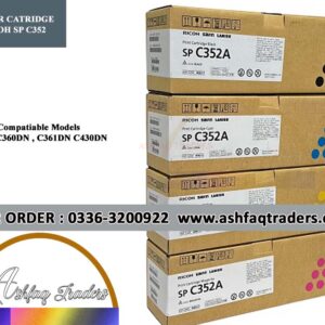 Ricoh Aficio SP C352C toner kit front view