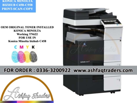 Konica Minolta Bizhub C458 front view